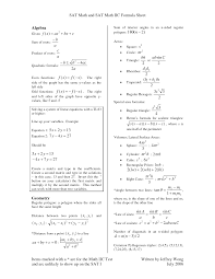 free book math formula sheet for math formula sheet