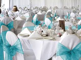turquoise sheer organza chair sash bow wedding party cover banquet decoration 1 hochzeitsempfangsdeko hochzeit stuhle dekorationen fur empfange