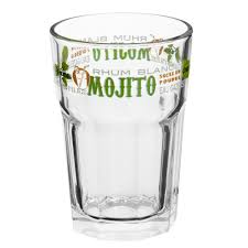 Glas Met Print Mojito Maisons Du Monde Mojito Cristales Cosas Favoritas