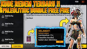 Free fire redeem codes 2021. Paleolithic Bundle Free Fire Buruan Klaim Kode Redeem Dengan 5 Tahap Ini