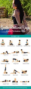 Relaxing Bedtime Yoga Free Printable Pdf Bedtime Yoga Bedtime Yoga Sequence Night Yoga