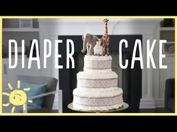 It is quite easy to make almost everything from. Diy Modern Diaper Cake Oh Joy Digital Baby Shower Youtube