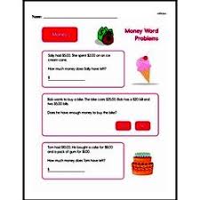 money worksheets free printable math pdfs edhelper com
