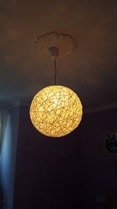Diy Wie Du Eine Faden Lampe Perfekt Rund Hinbekommst