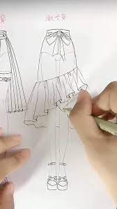 design dress video in 2020 fashion illustration sketches dresses fashion drawing tutorial dress design drawing