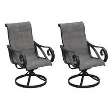 Backyard Creations Boulder Creek Swivel Rocker Patio Chair 2 Pack Patio Chairs Backyard Creations Outdoor Chairs