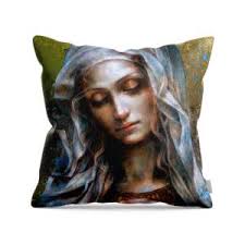 modified version of Portrait Throw Pillow by Arthur Braginsky