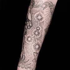 Tattoo art2 biomechanical demons over grey background sketch | stock. Filler By Dogma Noir Instagram Com Dogmanoir Tattoo Background Elbow Tattoos Sleeve Tattoos