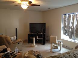 Since ceilings often appear in shadow, the resulting lighter shade color relates favorably to the wall color and creates the illusion of higher ceilings. Painting A Wall Design Savingsavvysisters