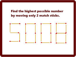 You can play those puzzles with sticks or pencils as well. Match Stick Riddle Puzzles Math Easy Solutions