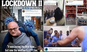 How's your hair coping with lockdown? Twitter Is Flooded With Mickey Taking Memes As England Shuts Up Shop For November Daily Mail Online