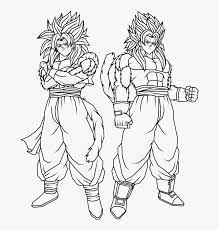 Download or print this amazing coloring page: Blue Vegito Coloring Page Printable Blue Vegito Coloring Gogeta And Vegito Coloring Pages Hd Png Download Kindpng