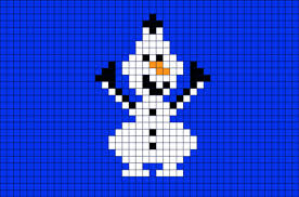 Olaf Pixel Art Pixel Art Pixel Art Design Art