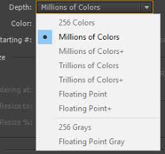 Premiere pro is the only nonlinear editor that lets you have multiple projects open while simultaneously collaborating on a single project with your. Color Depth In After Effects Export Options Adobe Support Community 10531293