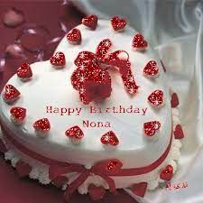 عيد ميلاد سعيد يا أحلى مدام نونا birthday happy birthday cake