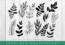 Download Free Botanical Leaves Svg Png Eps Dxf Download