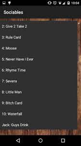 Sociables drinking games with cards. Sociables Drinking Game For Android Apk Download