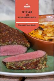 Steak Mit Kurbiskernkruste Schnellmalgekocht Brunch Fingerfood Hauptmahlzeit Steak