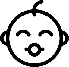 One page with blank baby onesie gift tags so you can edit in your own messages. Baby Face Baby Emoji Coloring Page Clipart Full Size Clipart 5512850 Pinclipart
