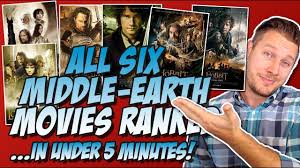 The first lord of the rings movies was a tv movie in 1978. All Six Middle Earth Movies Ranked Worst To Best Lord Of The Rings And The Hobbit Youtube