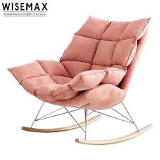 Complete with a foam cushion and reclaimed oak arms. Modern Elegant Design Soft Velvet Pink Fabric Lounge Chair Reclining Solid Wood Leg Rocking Living Room Chair Buy Wood Rocking Chair Living Room Chair Modern Lounge Chair Product On Alibaba Com