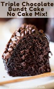 Avoid these mistakes to ensure you make the perfect pound cake recipe. Triple Chocolate Bundt Cake Dinner Then Dessert