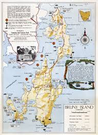 Map Of Bruny Island Tasmania Country Maps Europe Map Political Map