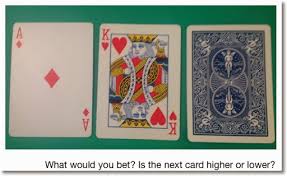 Check spelling or type a new query. Eddie S Math And Calculator Blog Playing Cards Odds That The Next Card Is Higher Or Lower