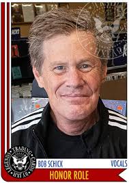 1. Honor Role/Devo mash up by me. Features five of the members...apologies  to the two early members I forgot. 2. The late Bob Schick of Honor Role and  his hardcore trading card