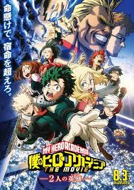 My Hero Academia The Movie Futari No Hero Main Anime Visual Hero Poster Hero Movie Anime Expo
