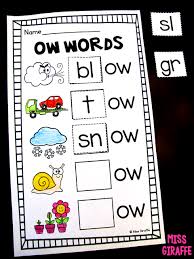 Over 70 fun no prep printables to practice long a! Miss Giraffe S Class