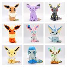 12 Inches Tall Big Size Pokemon Eevee Evolution Plush Toy Etsy In 2021 Pokemon Dolls Pokemon Plush Eevee Plush