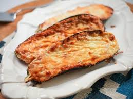Eggplant Parmesan Boats Recipe In 2021 Food Network Recipes Recipes Food