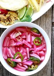 Pour out water through a mesh strainer, keeping onions in the jar. Pickled Red Onions Good Dinner Mom
