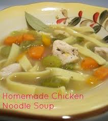 Chicken Noodle Soup 2 Large Cartons Vegetable Or Chicken Broth 2 Large Bone In Chicken Breasts 3 Carrots 2 Stalks Soup Recipes Recipes Crockpot Recipes