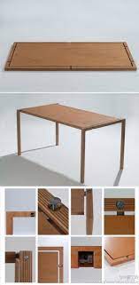 意大利设计师lodovico bernardi设计的最小化平板包装桌子 用一整块胶合板切割出桌面和桌腿 材料浪费几乎没有 连接使用的五金件也很精彩 堆糖 发现生活 收集美好 分享图片 mobilier design meuble deco mobilier de salon