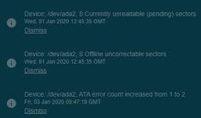 And it is showing that the end to end error count is failing. Offline Uncorrectable Sectors But Tests Fine Truenas Community