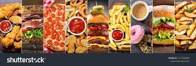 Food Collage Of Various Fast Food Meals And Drinks Sponsored Affiliate Collage Food Fast Drinks Food Collage Food Meals