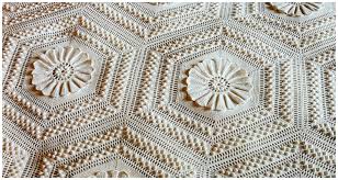 Afghan patterns, crochet pattern squares and knit bedspread patterns. Marguerite Sunflower Popcorn Bedspread Crochet Free Pattern