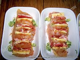 Filets De Poulet Farcis Au Fromage Lard Et Beurre Persille Filet Poulet Filet De Poulet Farci Poulet Farci