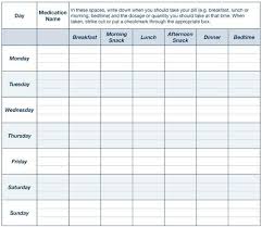 create a medication chart medical chart template printable