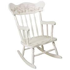 Child S Rocking Chair Ribbons And Roses Kids Rocking Chair Rocking Chair Painted Rocking Chairs