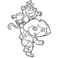 Dora the explorer games online for kids to play, dora coloring pages to print, dora the explorer videos online and download, list episodes youtube. Dora Coloring Pages Free Printables Momjunction