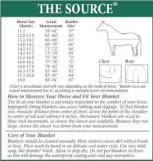 Horse Blanket Chart Zionak Org