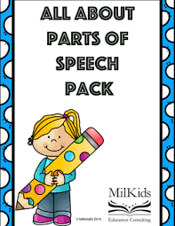 free parts of speech and grammar mini anchor charts