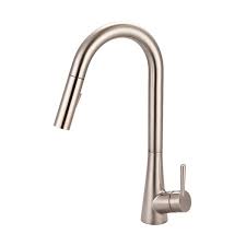 Wewe single handle high arc brushed nickel pull out kitchen faucet,single level stainless steel kitchen sink faucets with pull down sprayer. Olympia Faucets I2 Single Handle Pull Down Kitchen Faucet Brushed Nickel K 5025 Bn Rona