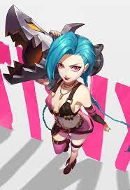 Crazy girl Jinx (the Loose Cannon): League of... (04 Jan 2018)｜Random Anime  Arts [rARTs]: Collection of anime pictures