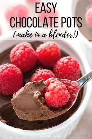 This Easy Dark Chocolate Pots De Creme Recipe Is Rich Creamy And Super Chocolatey All The Decadence Of The In 2020 Paleo Recipes Dessert Pot De Creme Chocolate Pots