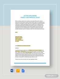 The address of the sender is written on the top right side of the letter. Medical Leave Letter 13 Free Word Excel Pdf Documents Download Free Premium Templates
