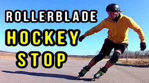 Engage them by lifting the toe of the skates a little bit. How I Learned The Ice Hockey Stop On Inline Skates Youtube